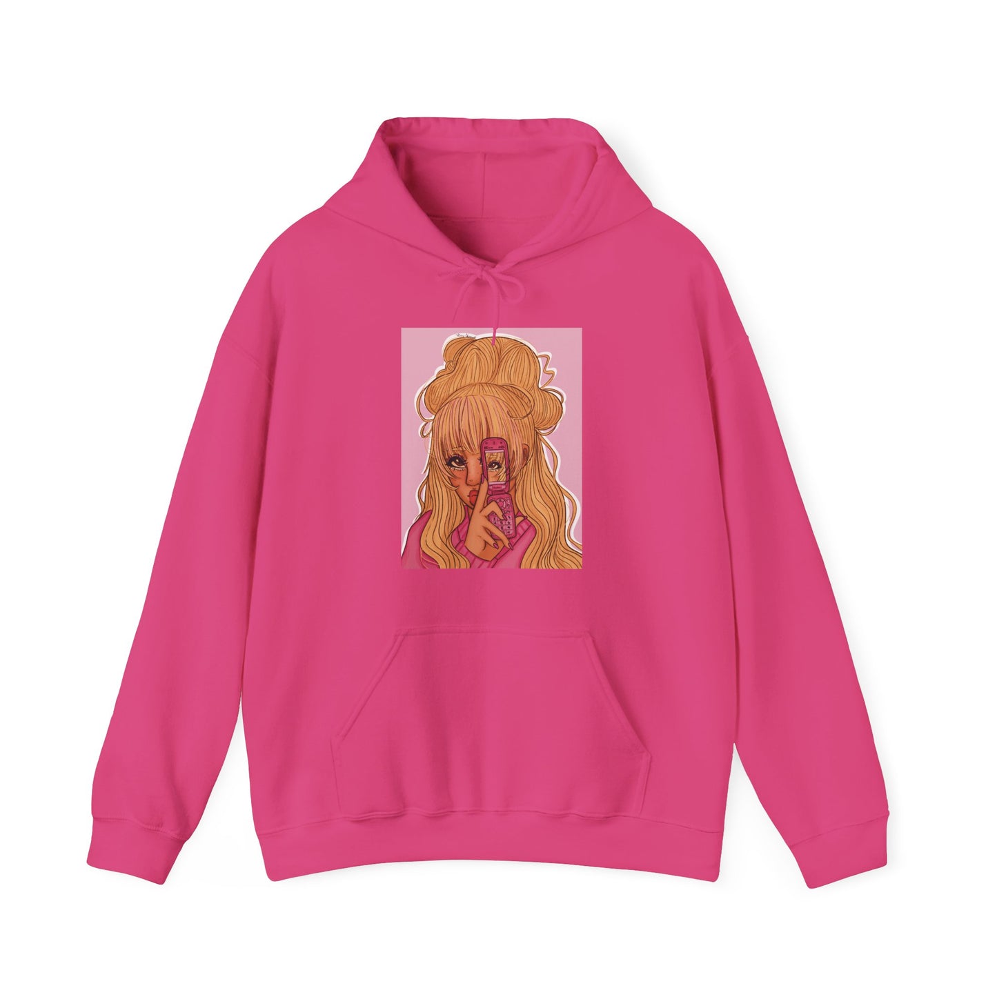 Unisex Heavy Blend™ Hooded Sweatshirt (Pink 90’s Girl V2)