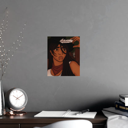 Vertical Matte Poster - Cowboy