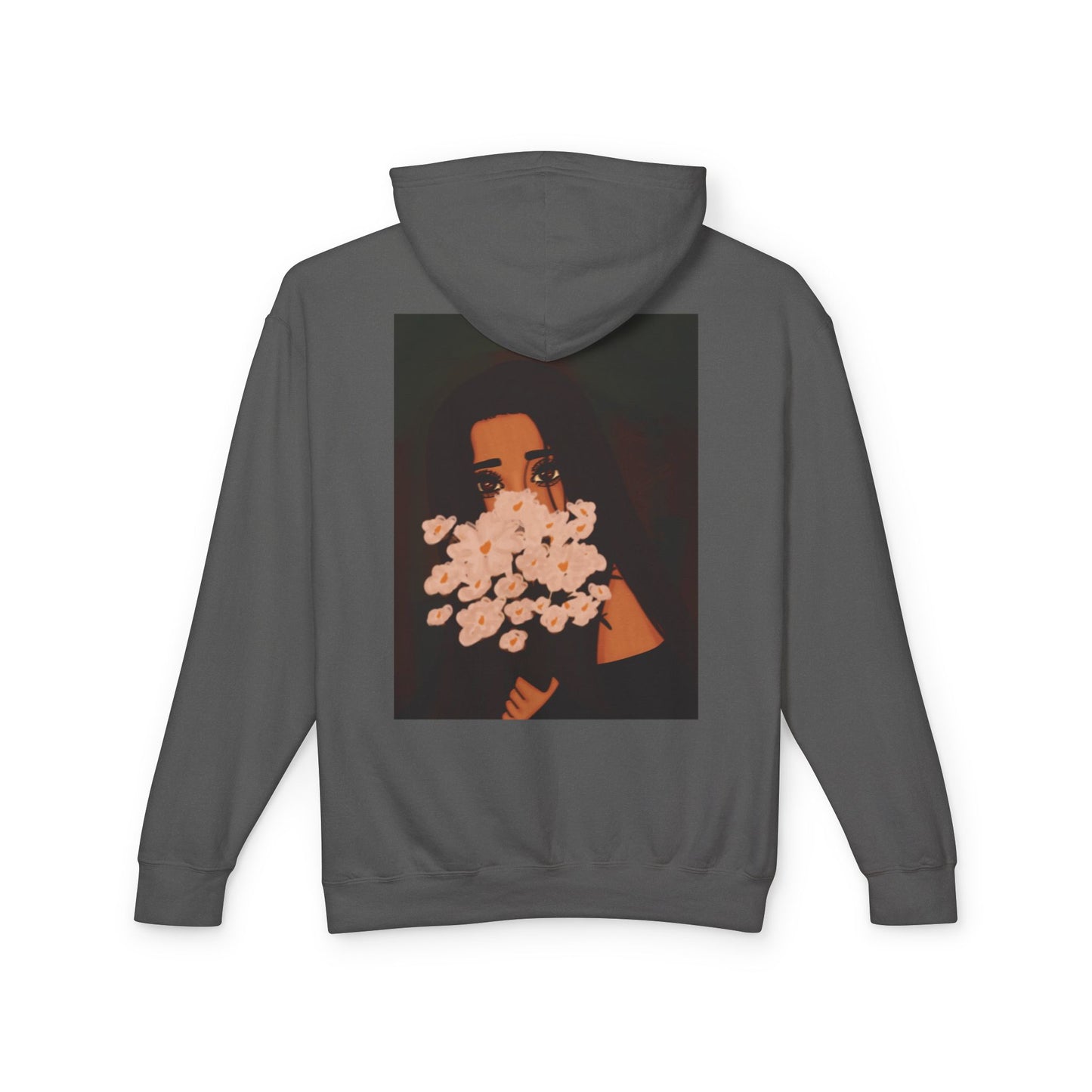 Unisex Lightweight Hooded Sweatshirt (Flowers)