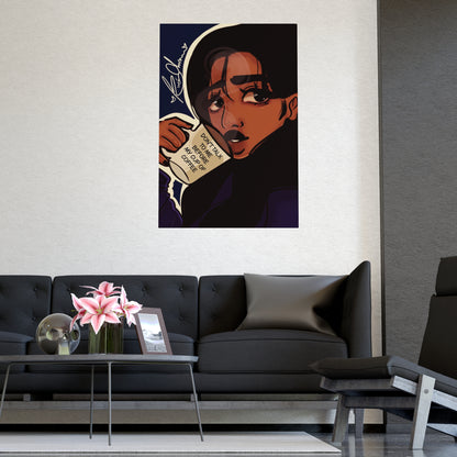 Vertical Matte Poster - Coffee
