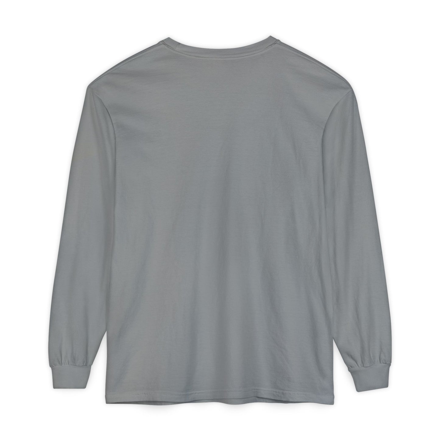 Unisex Garment-dyed Long Sleeve T-Shirt (Fear)