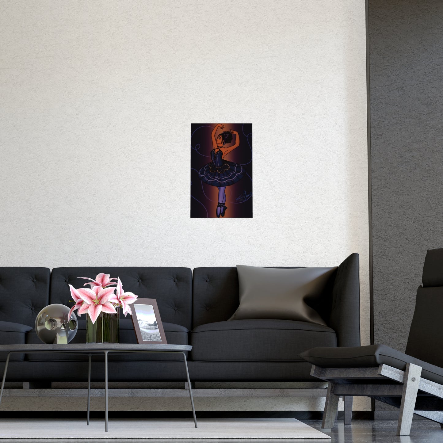 Vertical Matte Poster - Ballerina