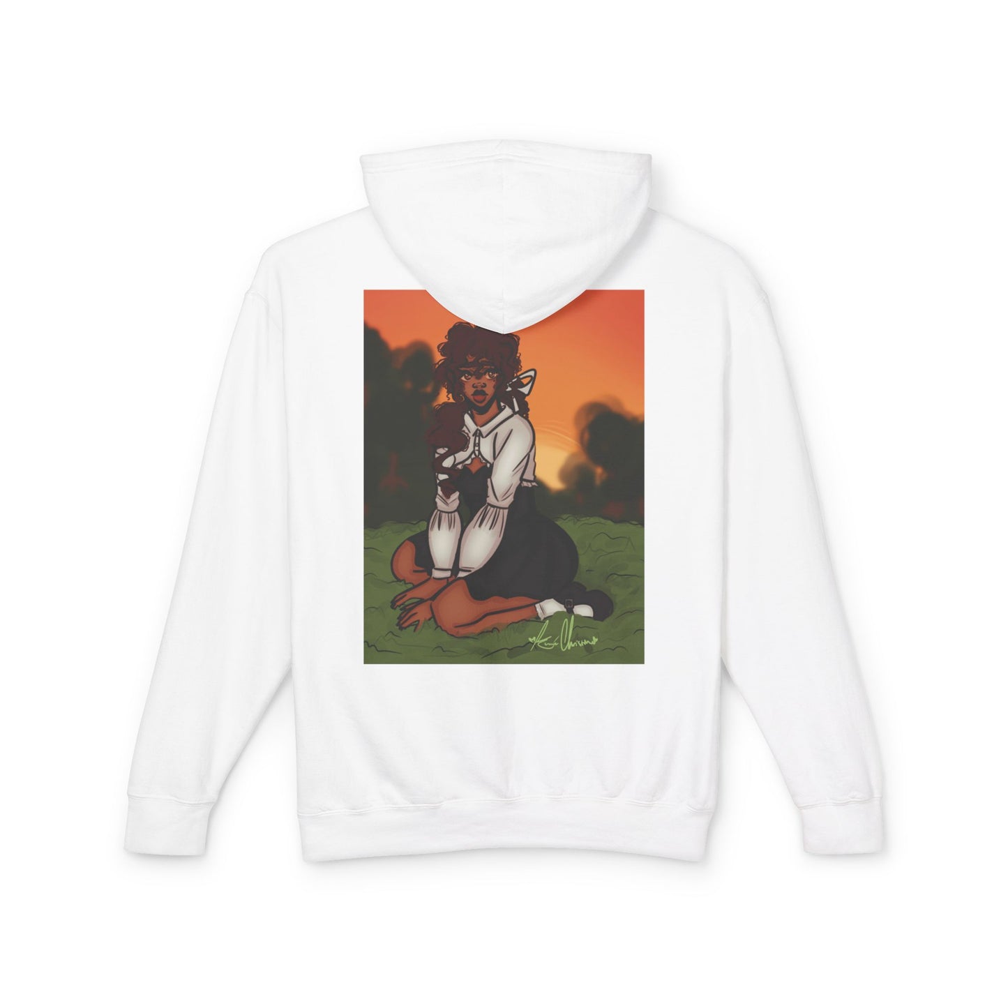 Unisex Lightweight Hooded Sweatshirt (Sunset)