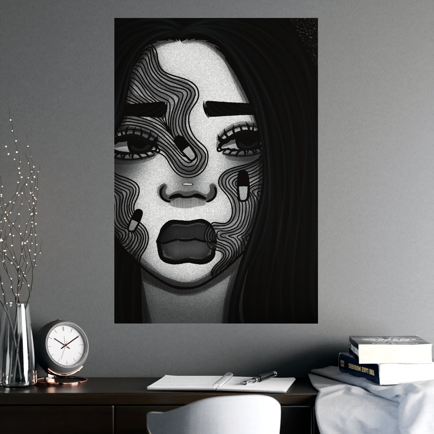 Vertical Matte Poster - Addiction