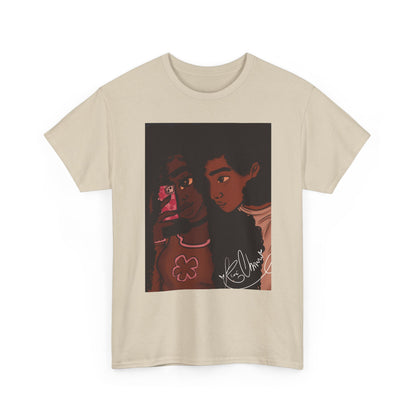 Unisex Heavy Cotton Tee (Black Love)