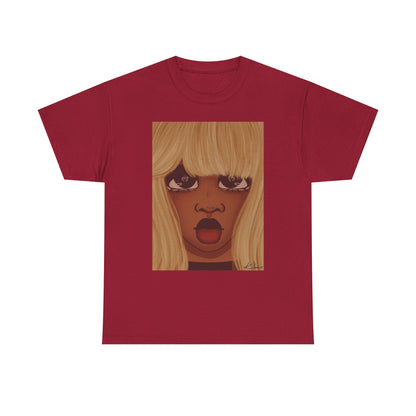 Unisex Heavy Cotton Tee (Heart Eyes)