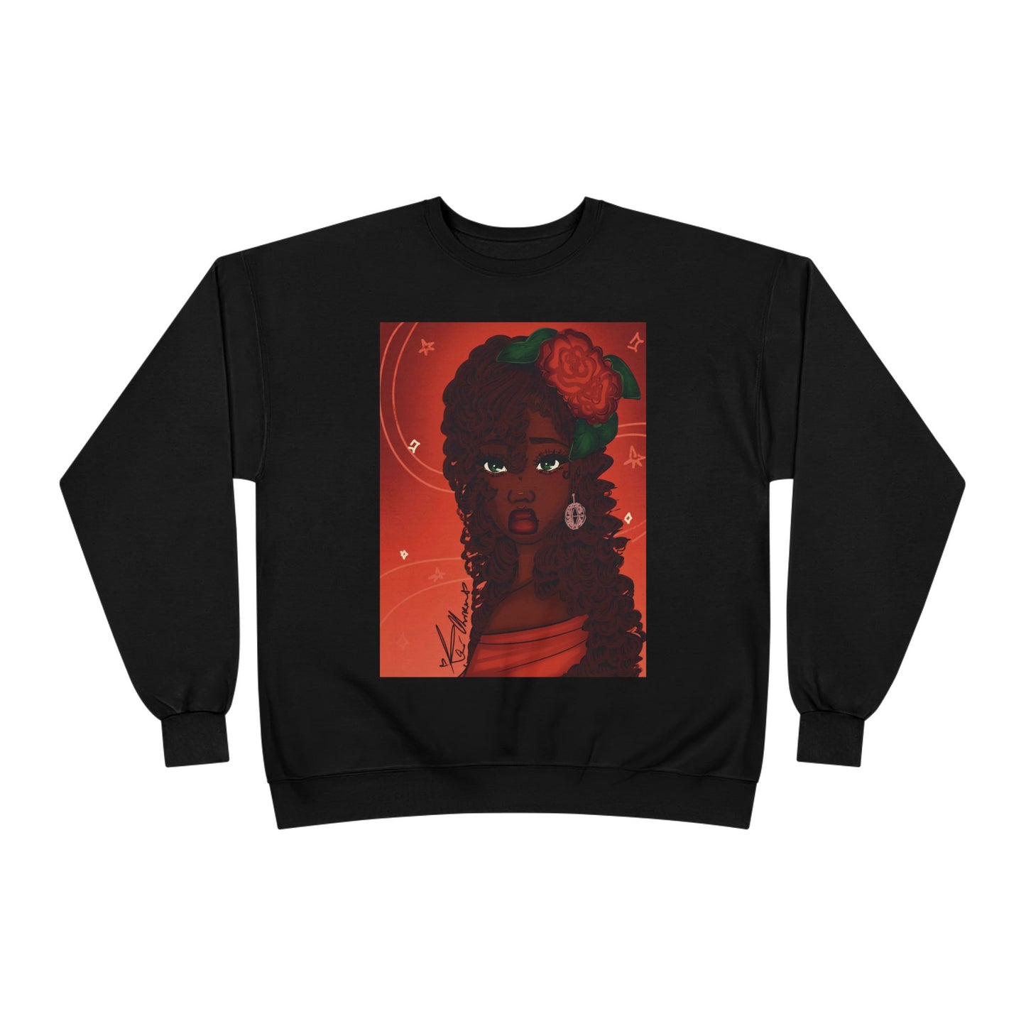 Unisex EcoSmart® Crewneck Sweatshirt (Rose)