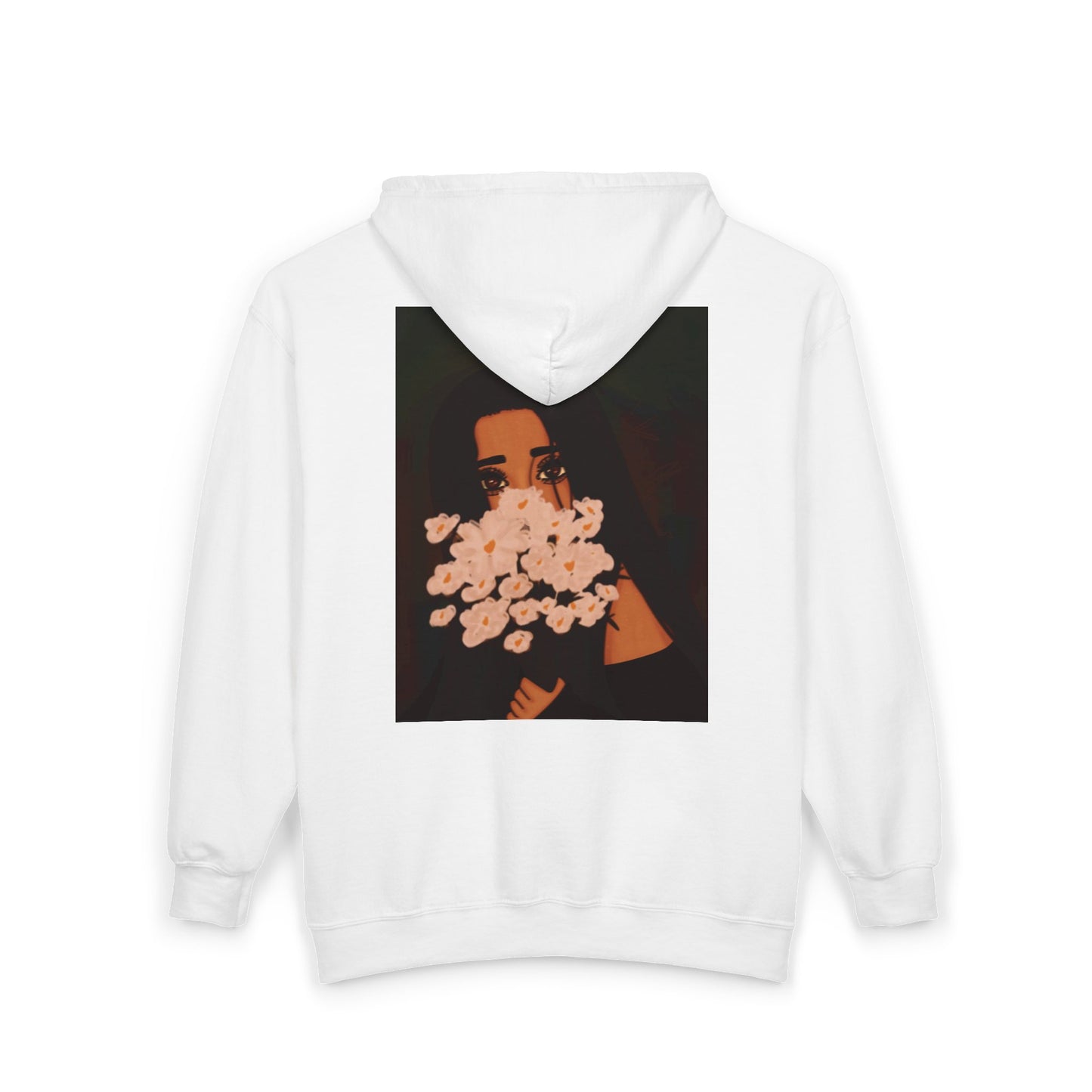Unisex Zip Up Sweatshirt - Flowers