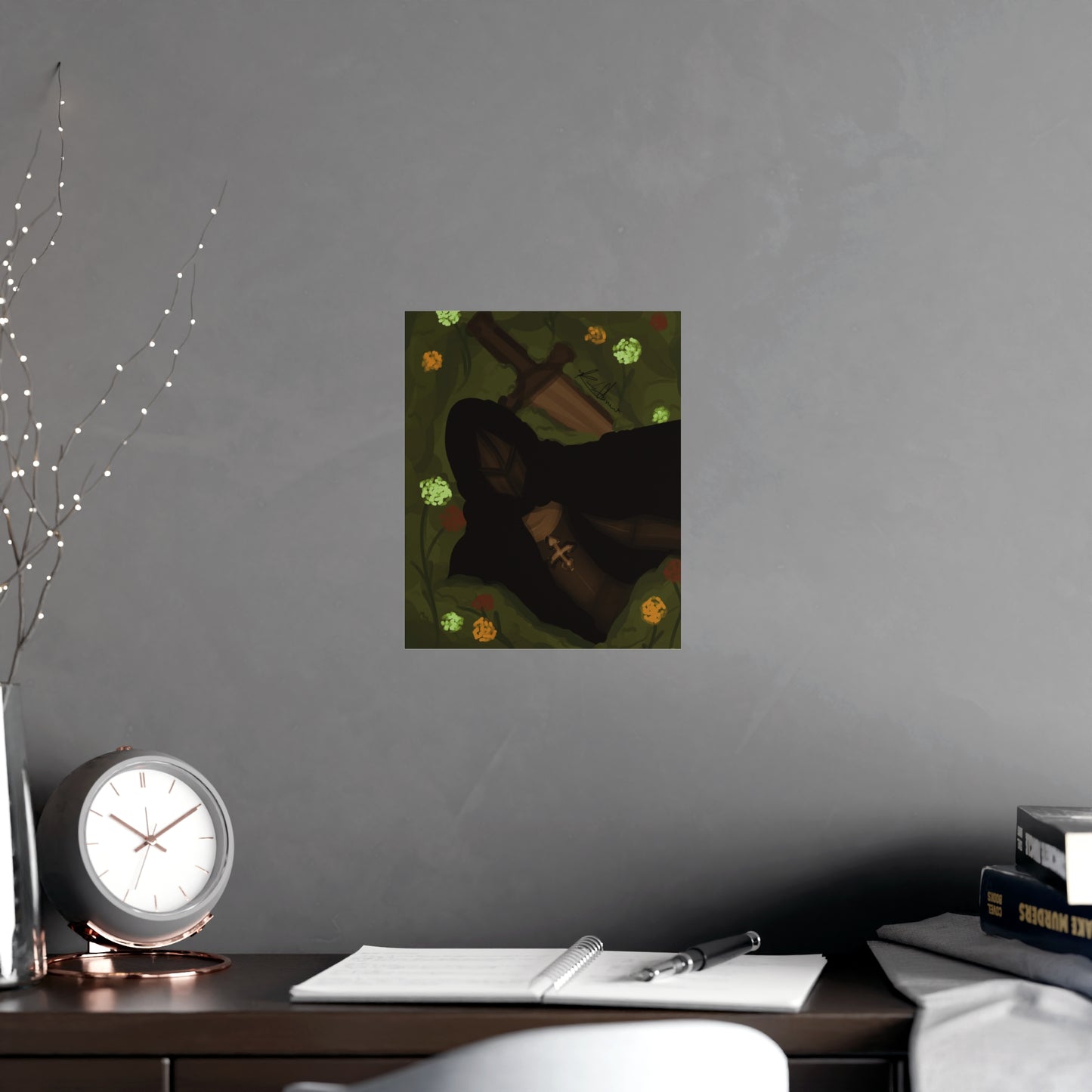 Vertical Matte Poster - Knight
