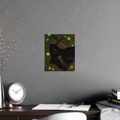 Vertical Matte Poster - Knight