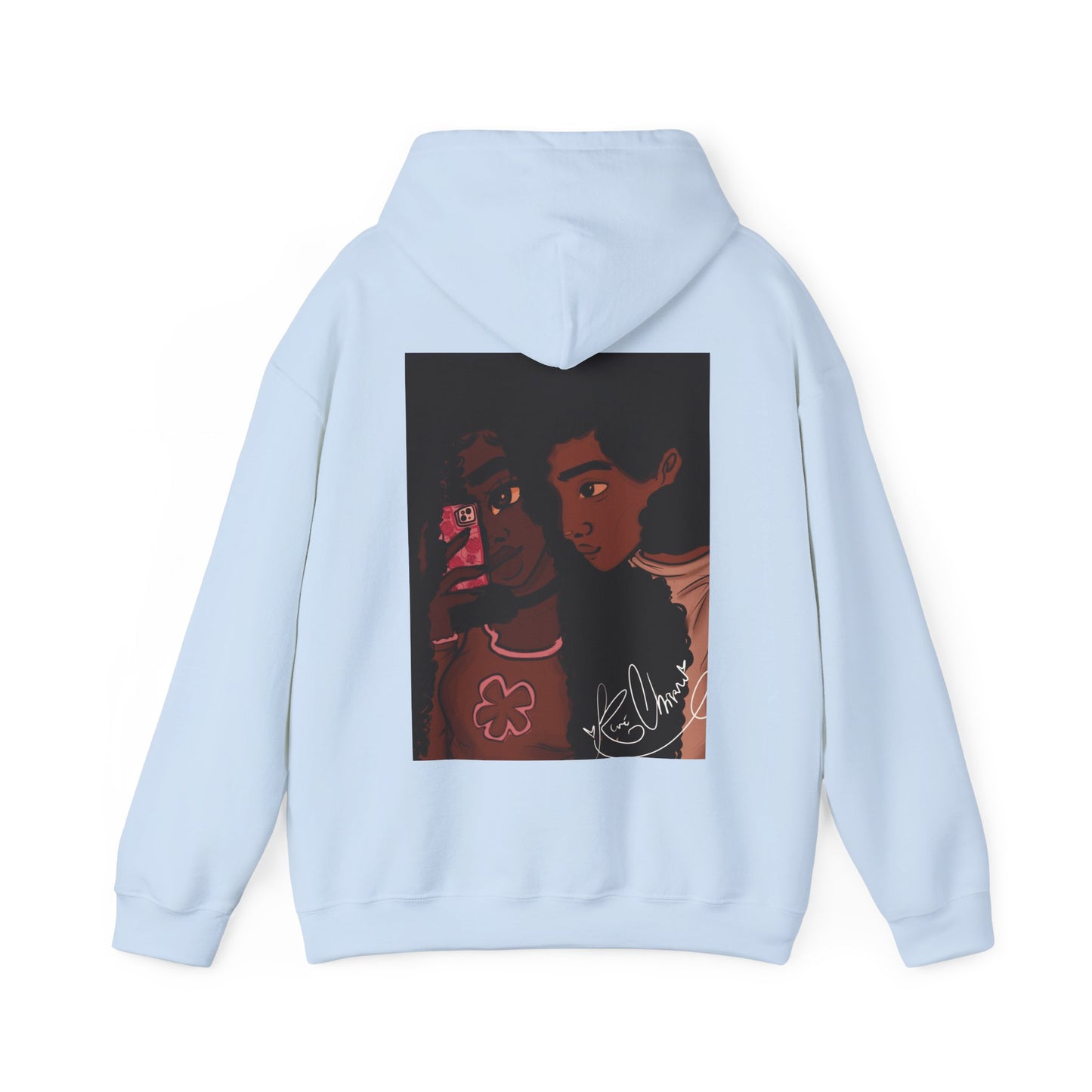 Unisex Heavy Blend™ Hooded Sweatshirt (Black Love)