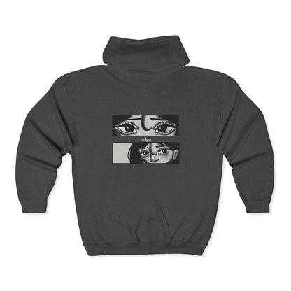 Unisex Zip Up Sweatshirt - A Quiet Moment
