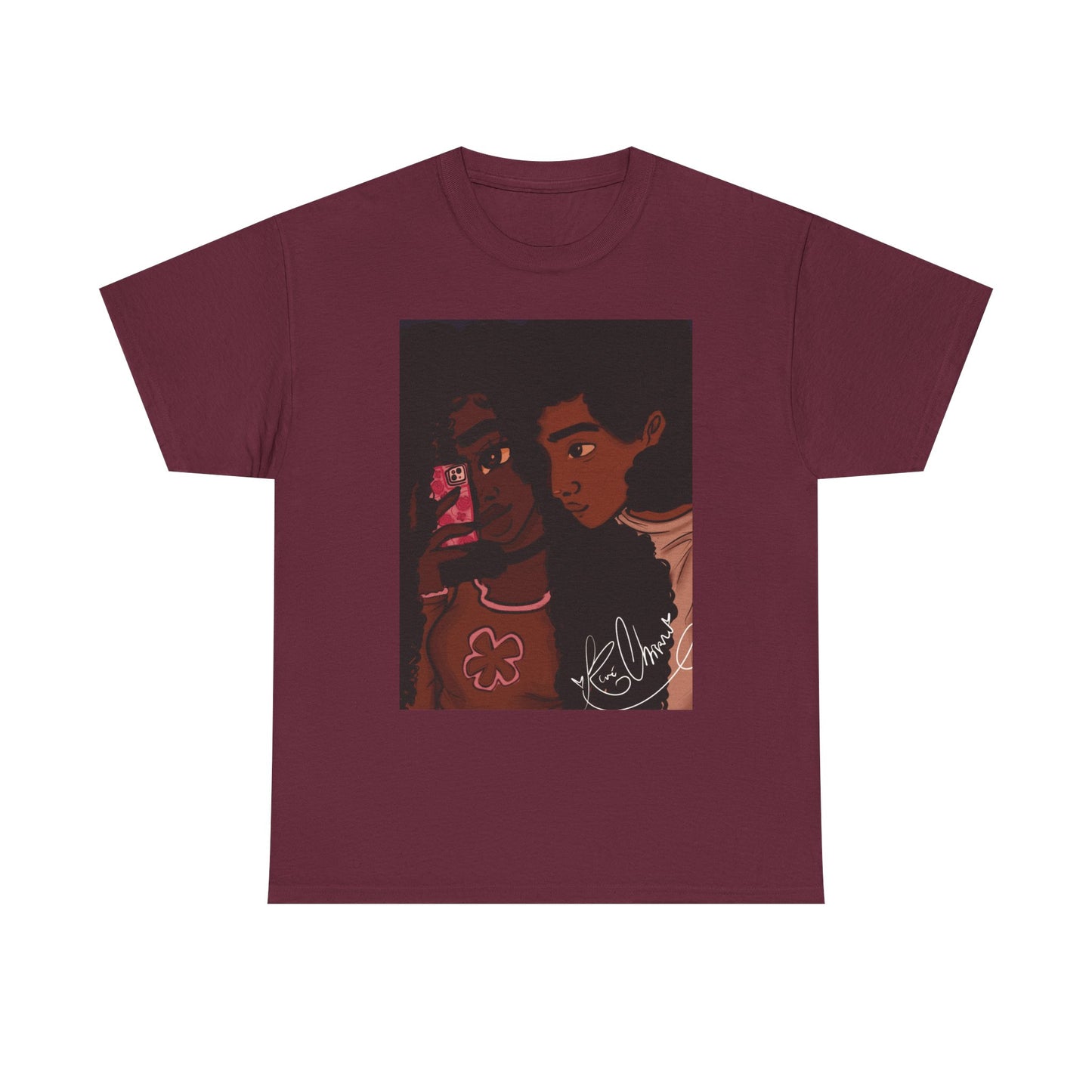 Unisex Heavy Cotton Tee (Black Love)