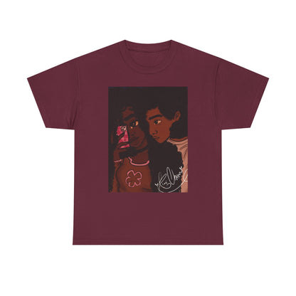 Unisex Heavy Cotton Tee (Black Love)