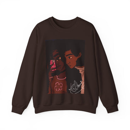 Unisex Heavy Blend™ Crewneck Sweatshirt (Black Love)