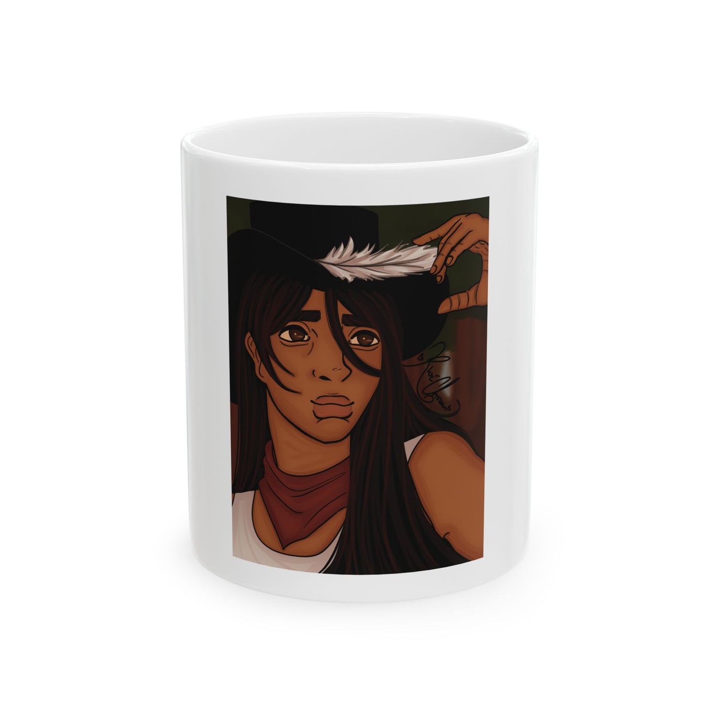 Ceramic Mug, (11oz, 15oz) - Cowboy