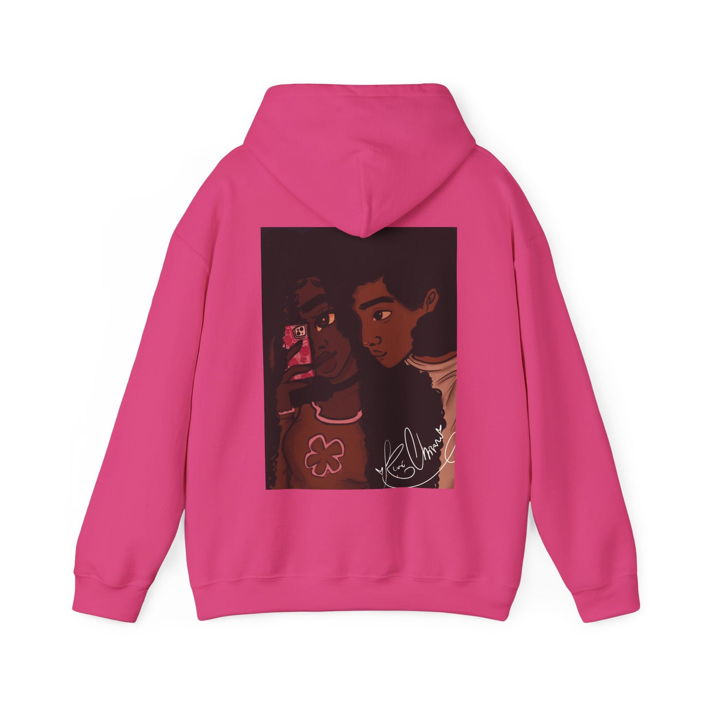 Unisex Heavy Blend™ Hooded Sweatshirt (Black Love)