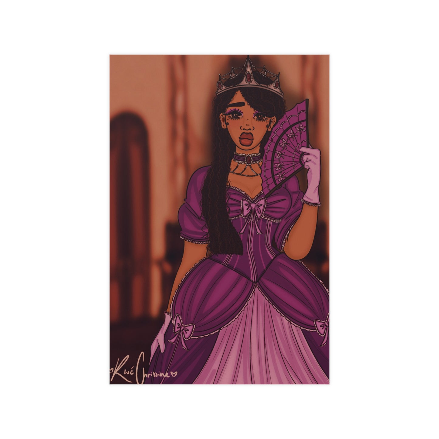 Vertical Matte Poster - Princess