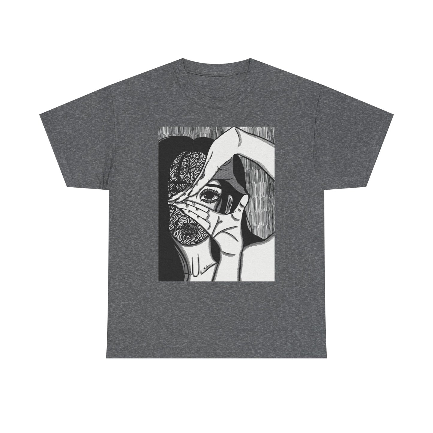 Unisex Heavy Cotton Tee (Illusions)