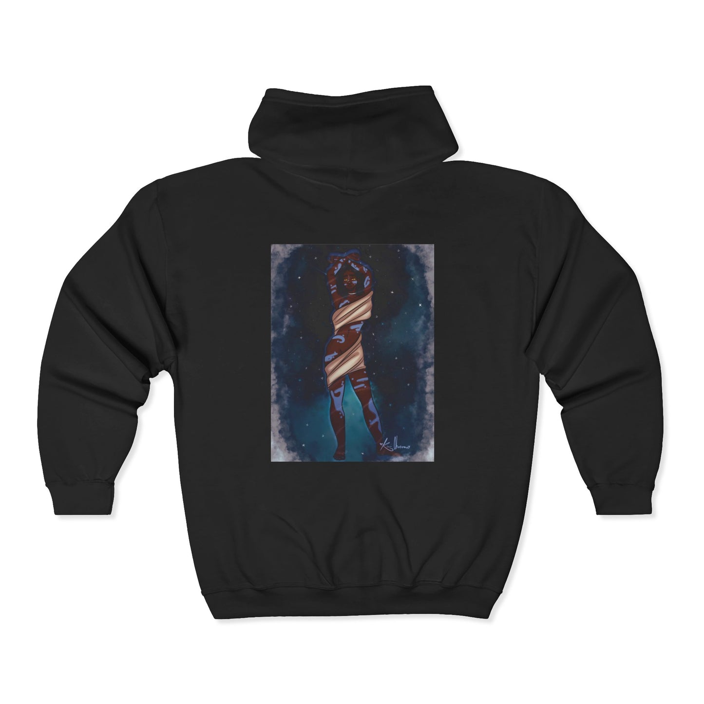 Unisex Heavy Blend™ Full Zip Hooded Sweatshirt (Space)