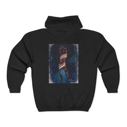 Unisex Heavy Blend™ Full Zip Hooded Sweatshirt (Space)