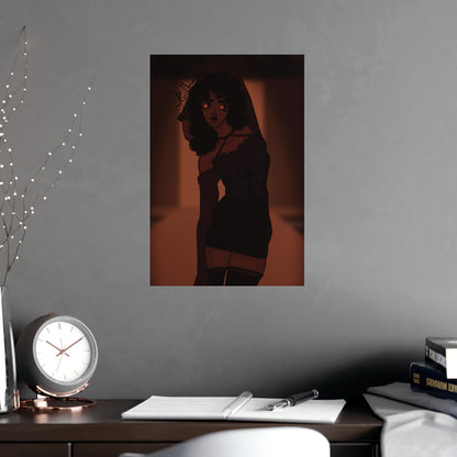 Vertical Matte Poster - Model