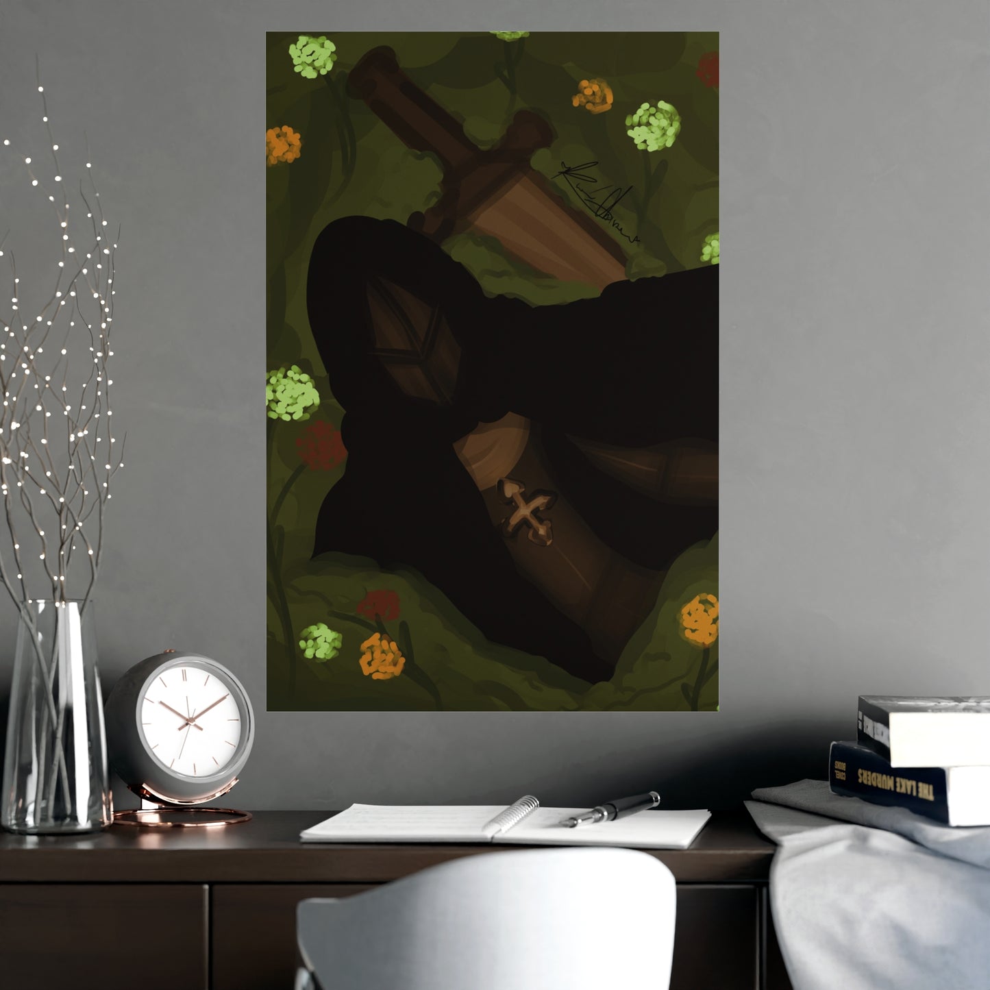 Vertical Matte Poster - Knight