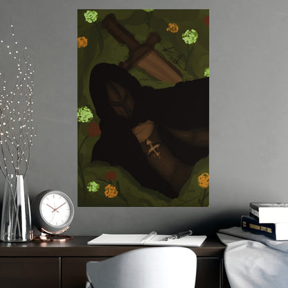 Vertical Matte Poster - Knight