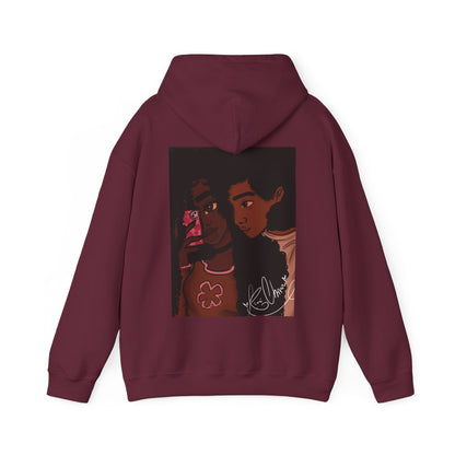 Unisex Heavy Blend™ Hooded Sweatshirt (Black Love)