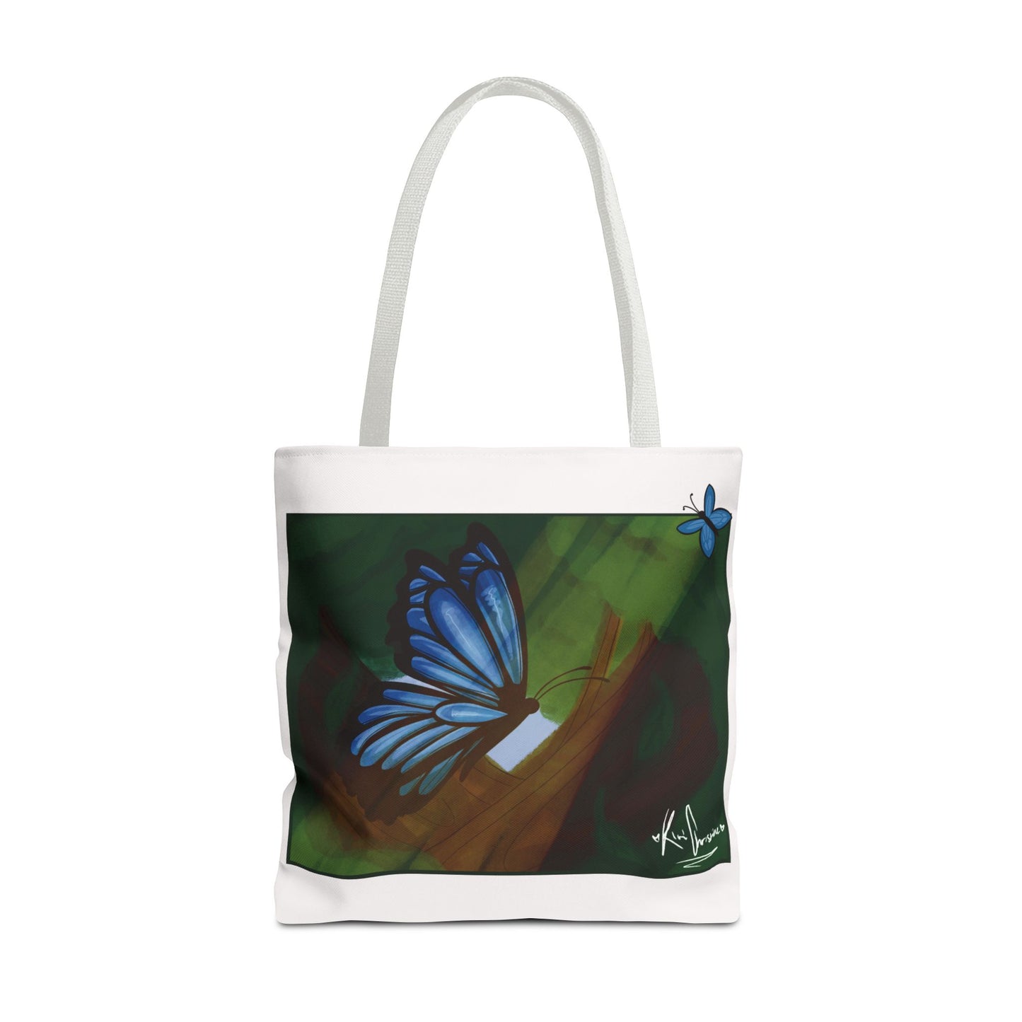 Tote Bag (Blue Butterfly)