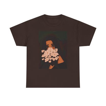 Unisex Heavy Cotton Tee (Flowers)