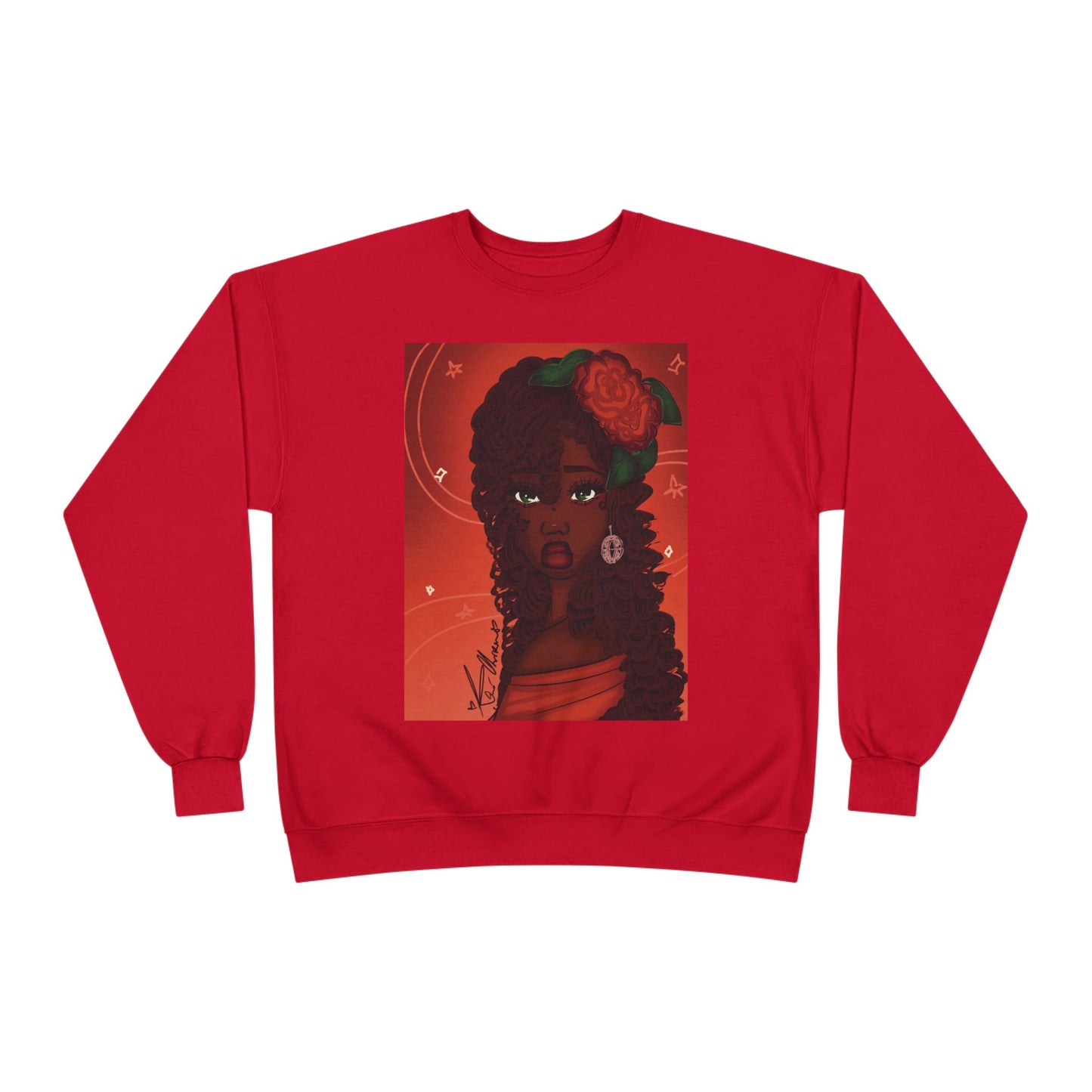 Unisex EcoSmart® Crewneck Sweatshirt (Rose)