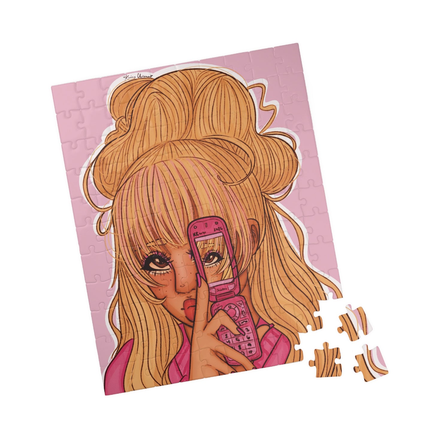 Puzzle (110, 252, 520, 1014-piece) - Pink 90’s Girl