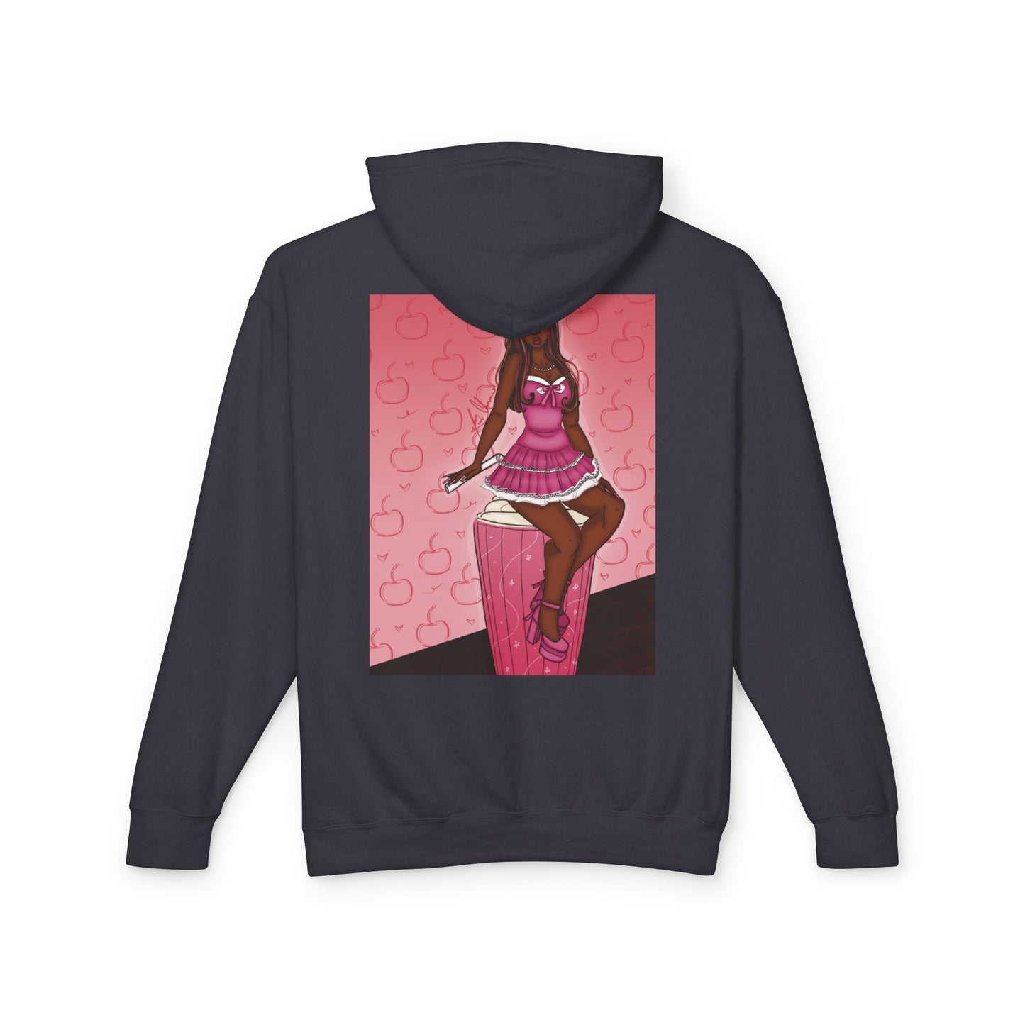 Unisex Lightweight Hooded Sweatshirt (Milkshake)