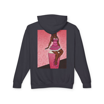 Unisex Lightweight Hooded Sweatshirt (Milkshake)