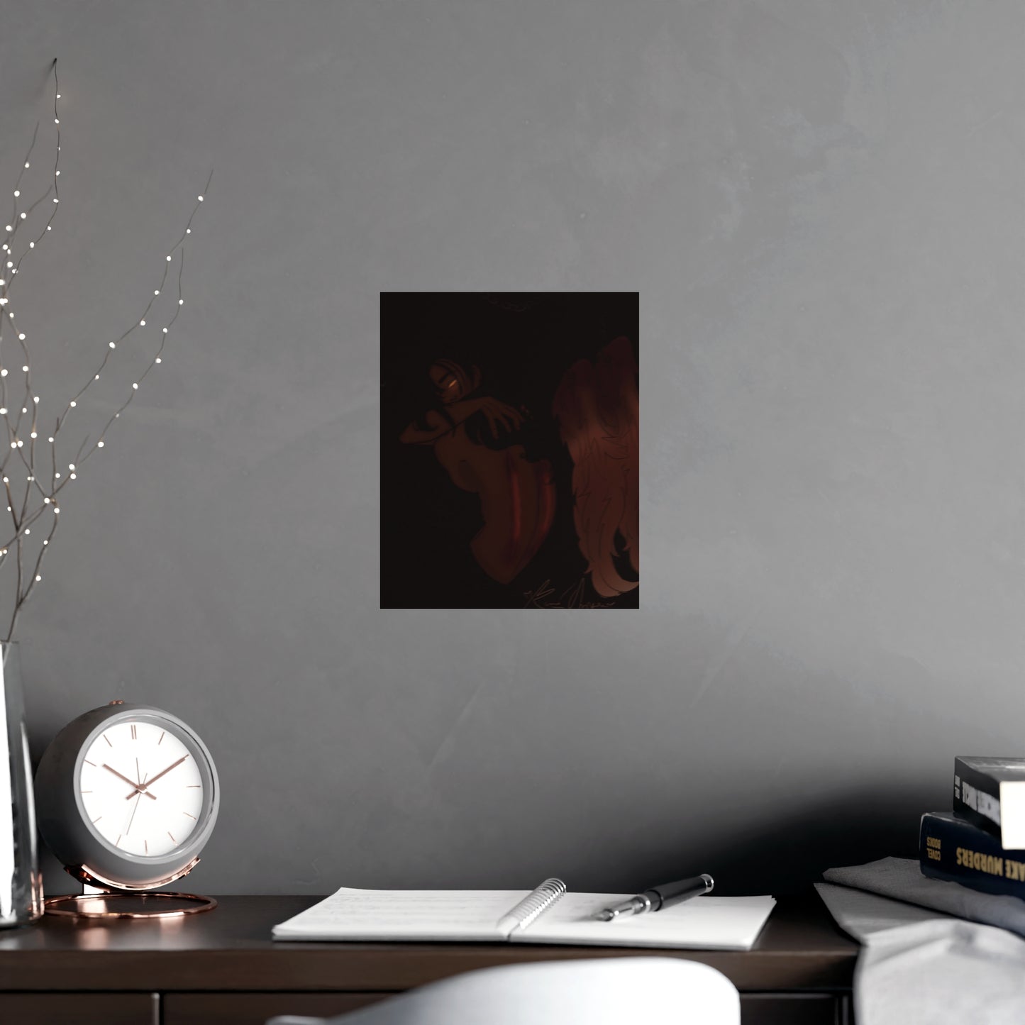 Vertical Matte Poster - Wounded Angel