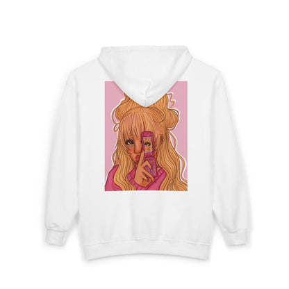 Unisex Zip Up Sweatshirt - Pink 90’s Girl
