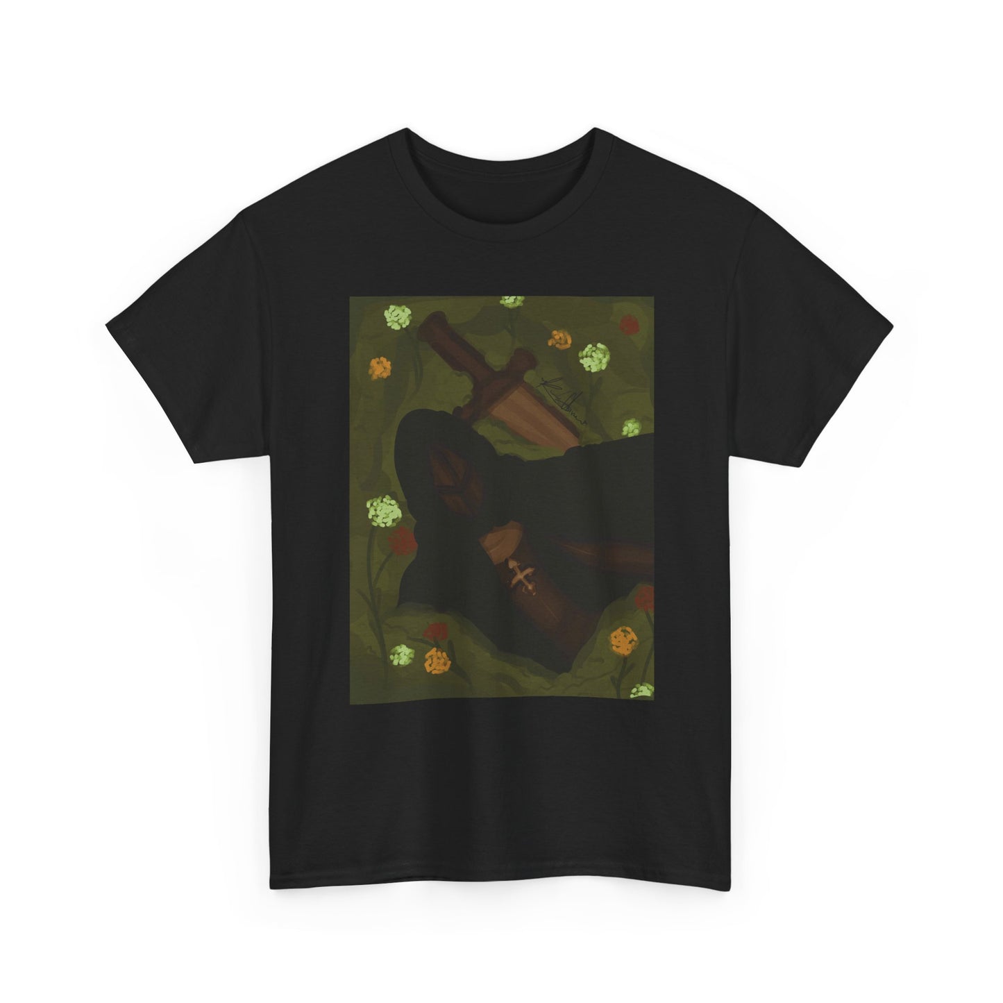 Unisex Heavy Cotton Tee (Knight)