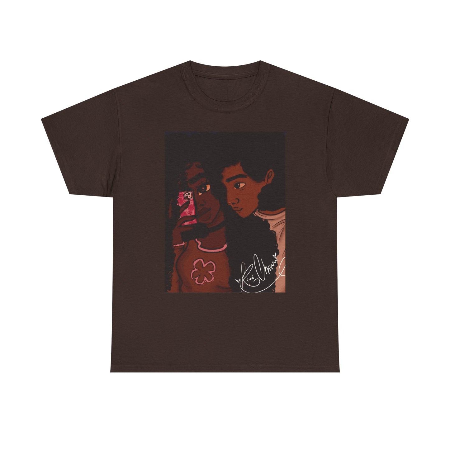 Unisex Heavy Cotton Tee (Black Love)
