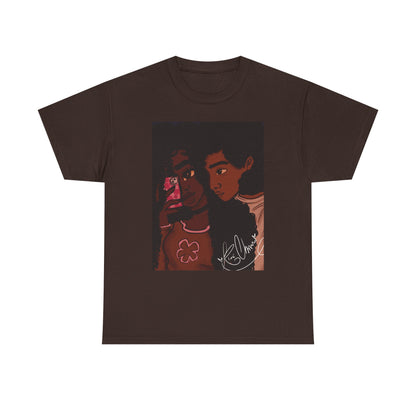 Unisex Heavy Cotton Tee (Black Love)