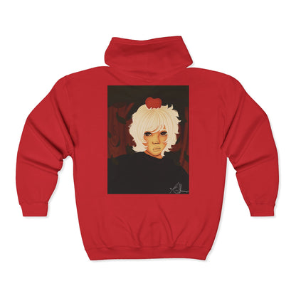 Unisex Zip Up Sweatshirt - Apple