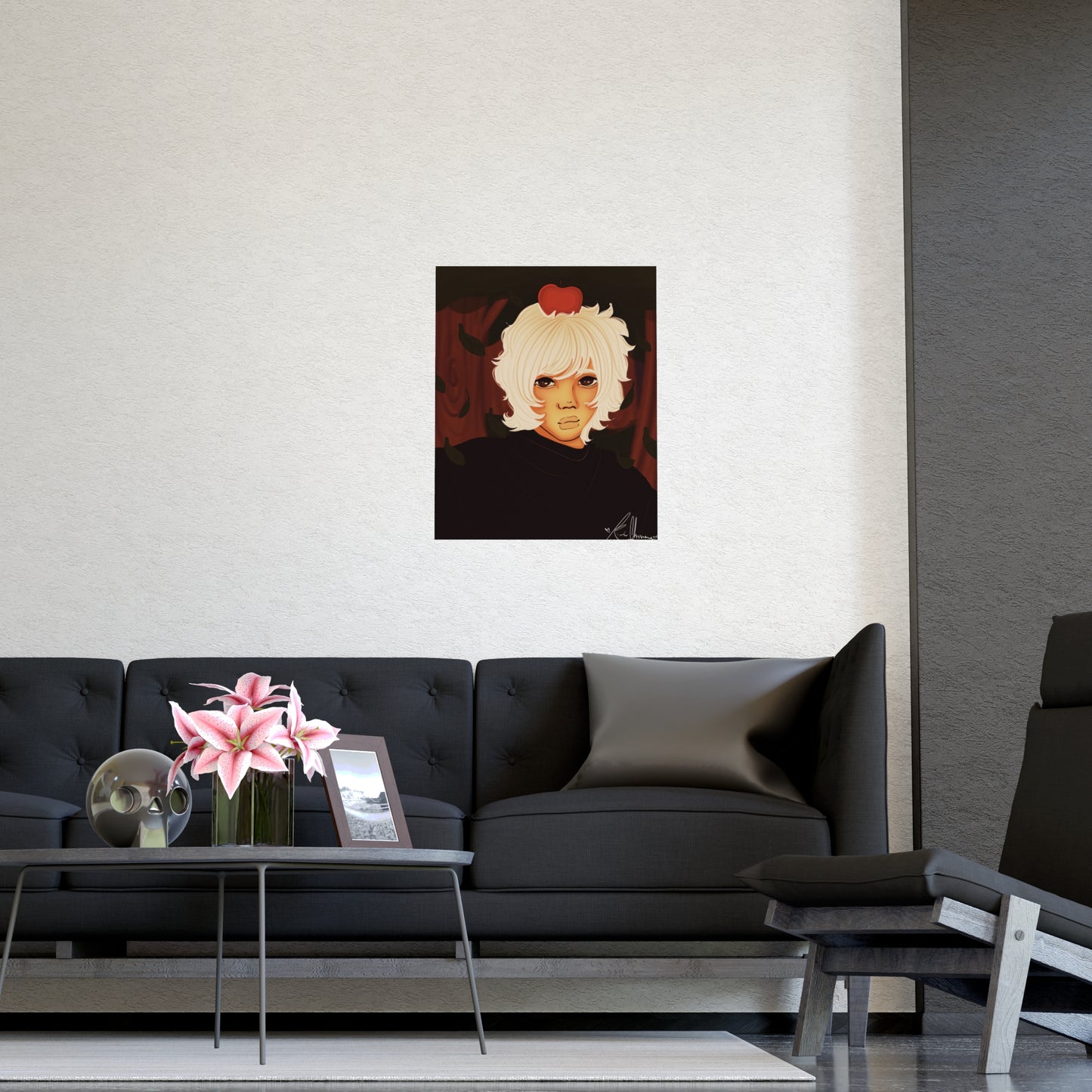 Vertical Matte Poster - Apple