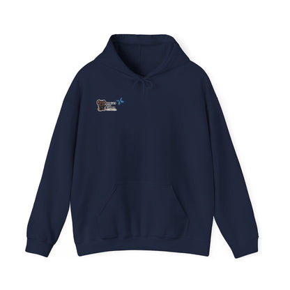Unisex Heavy Blend™ Hooded Sweatshirt (Blue Butterfly)