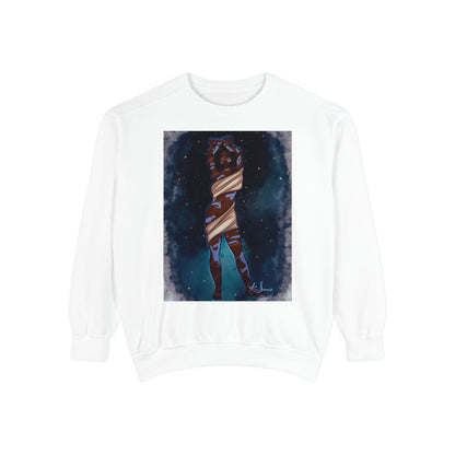 Unisex Garment-Dyed Sweatshirt (Space)