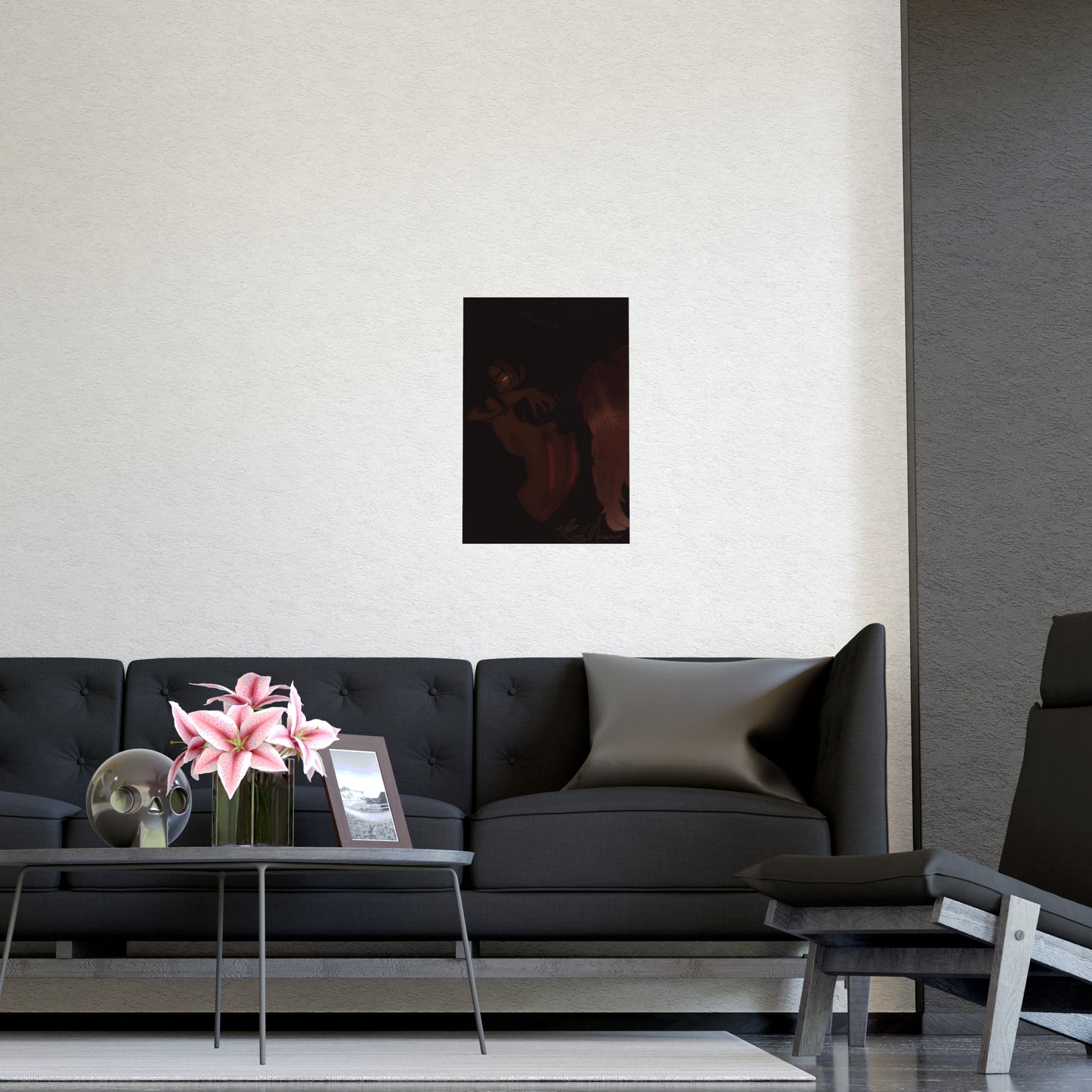 Vertical Matte Poster - Wounded Angel