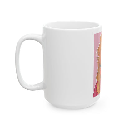 Ceramic Mug, (11oz, 15oz) - Pink 90’s Girl
