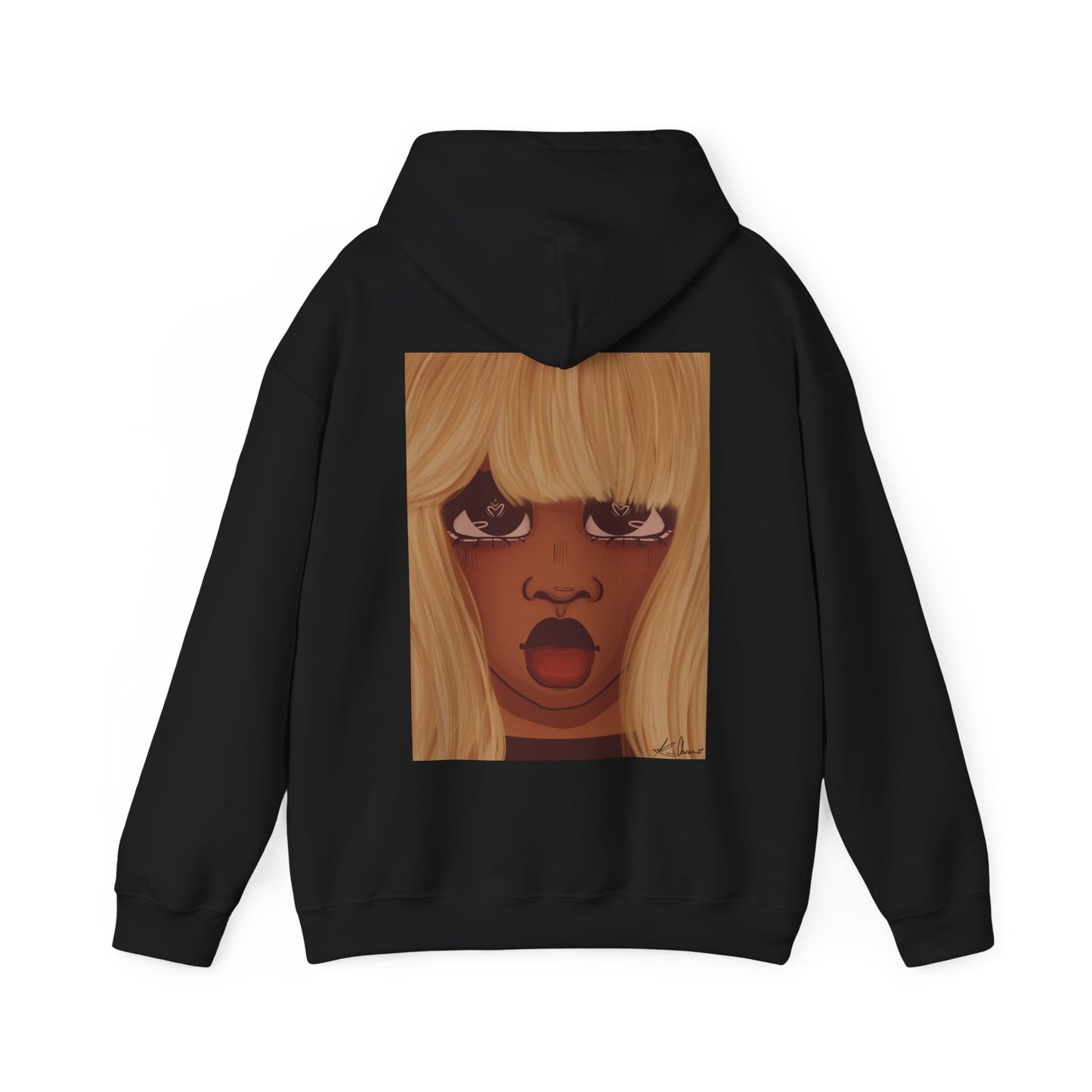 Unisex Heavy Blend™ Hooded Sweatshirt (Heart Eyes)
