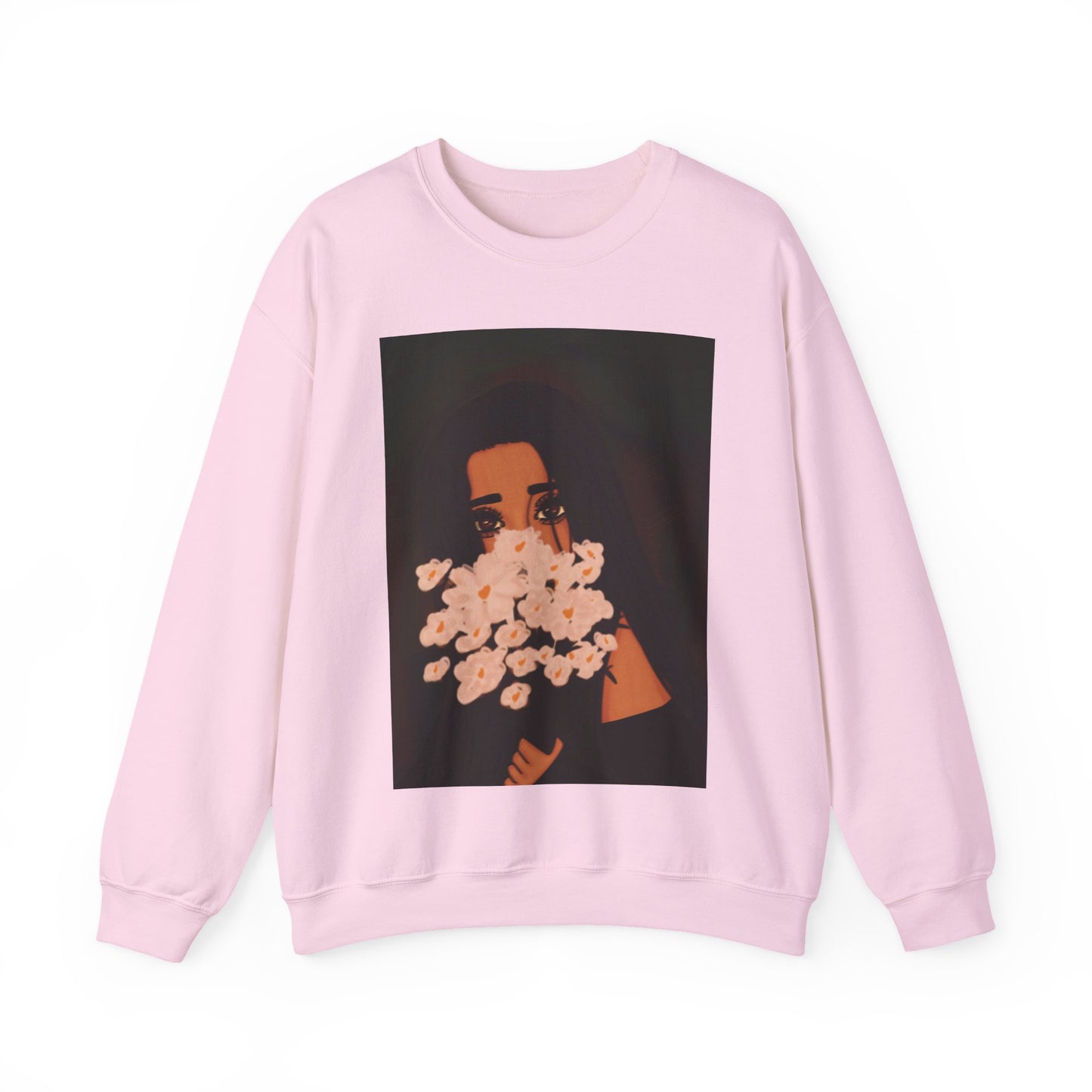 Unisex Heavy Blend™ Crewneck Sweatshirt (Flowers)