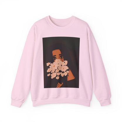 Unisex Heavy Blend™ Crewneck Sweatshirt (Flowers)