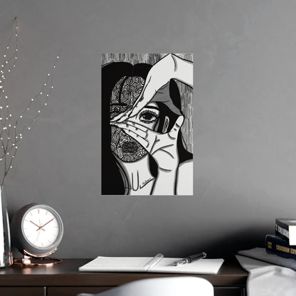 Vertical Matte Poster - Illusions